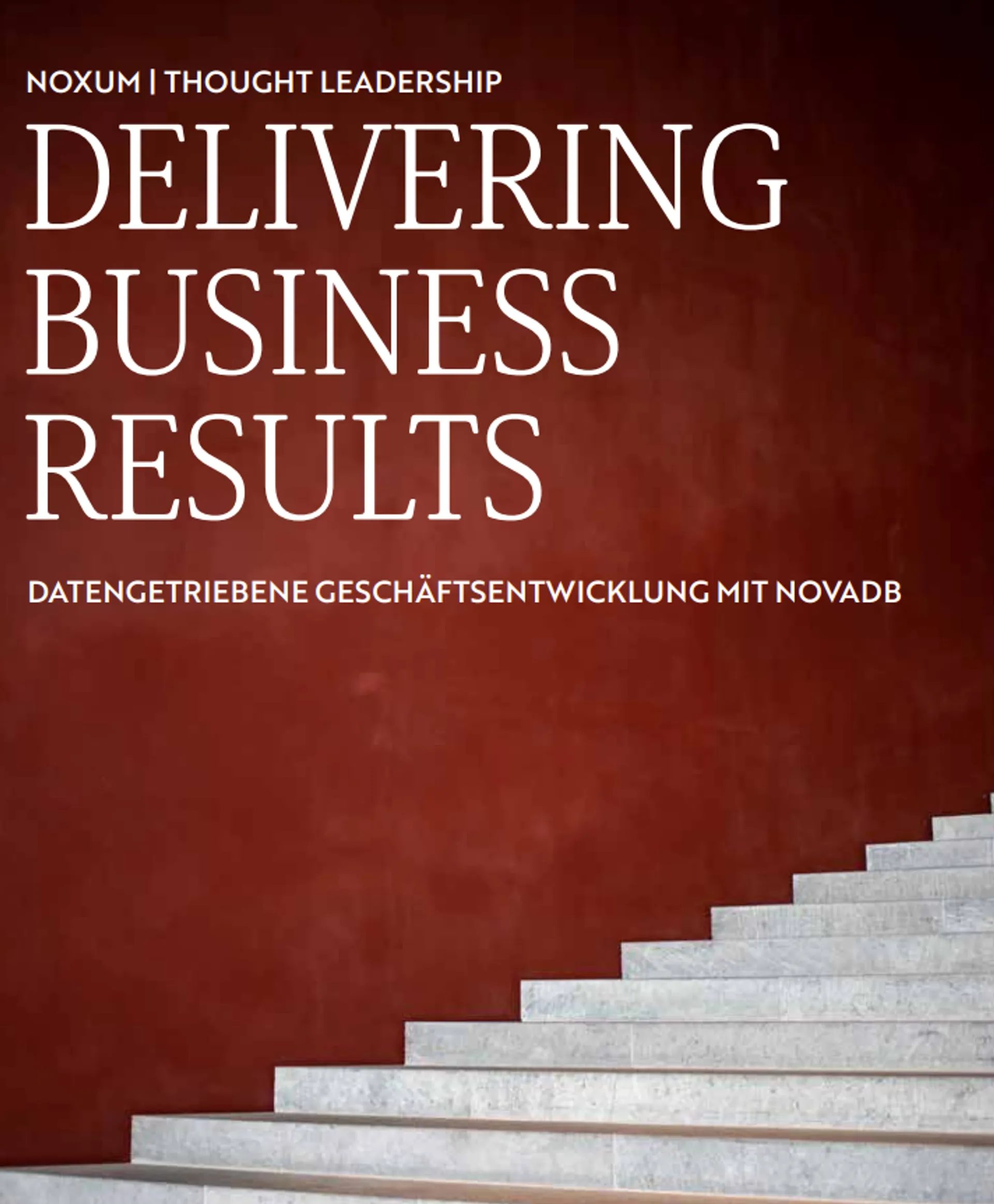 NovaDB Delivering Business Results