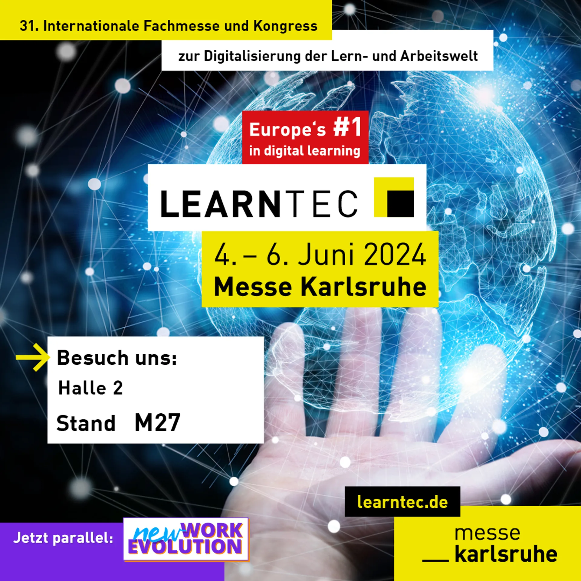 Noxum auf der Learntec Banner