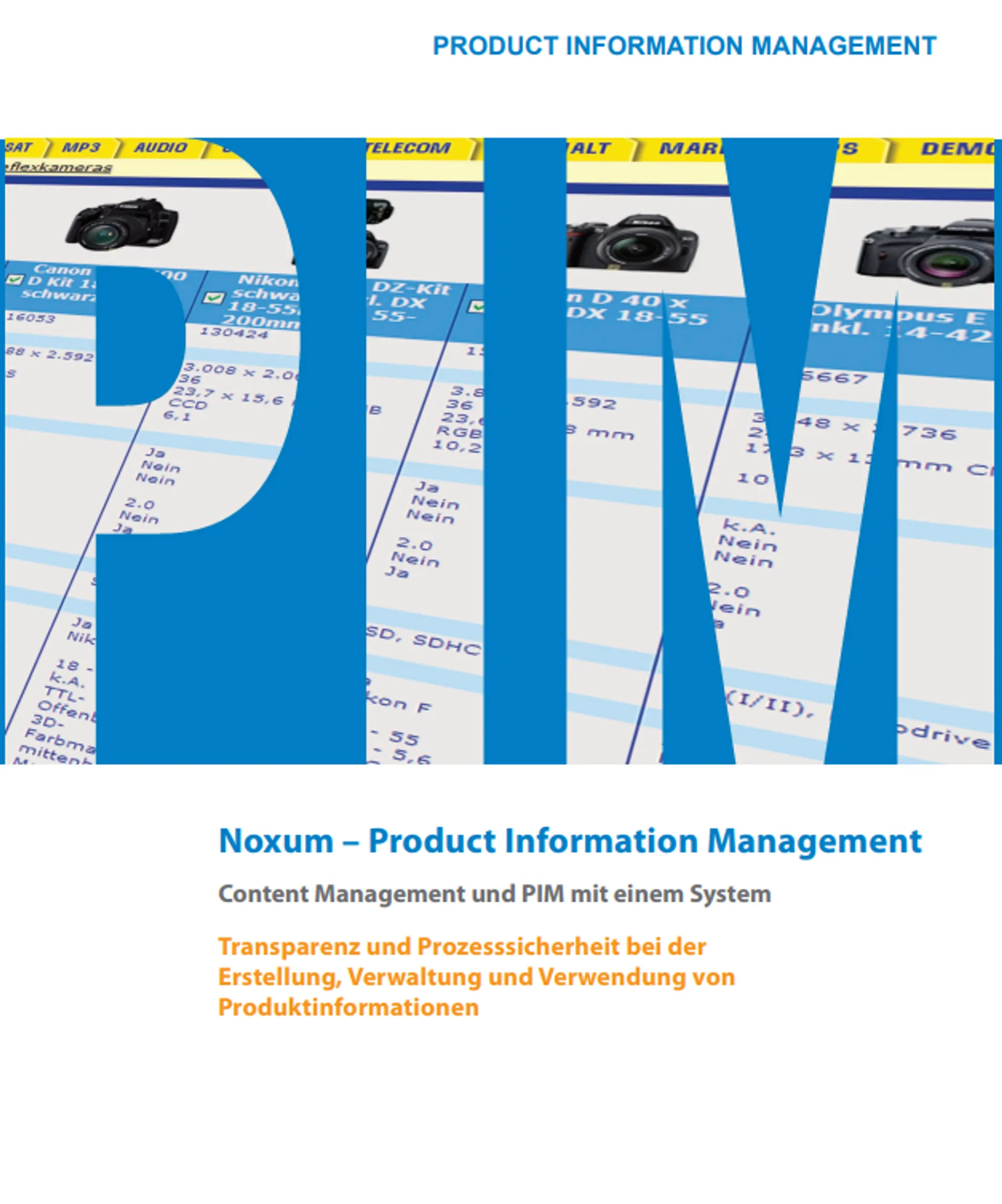 Noxum – Product Information Management
