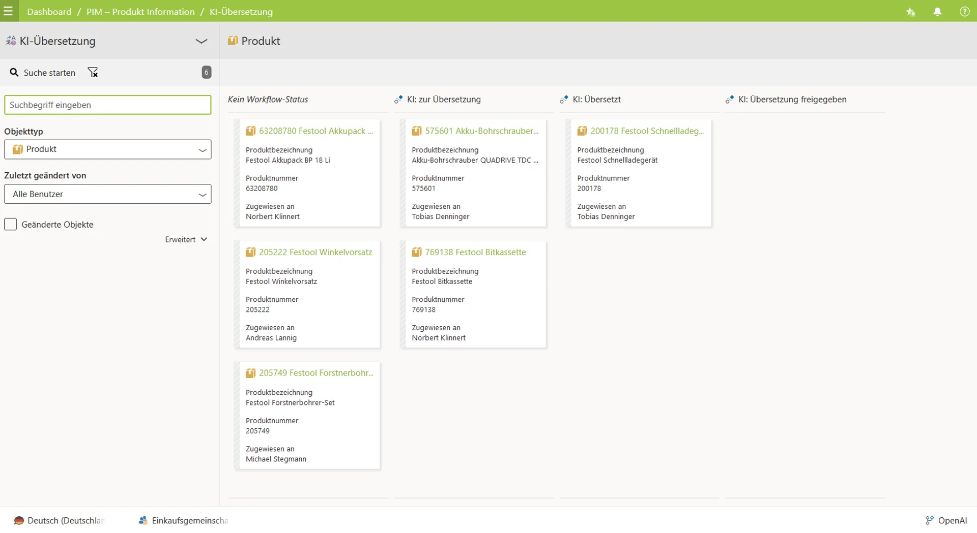 Screenshot NovaDB GPT Integration